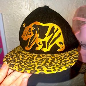 California cheetah bear fashion style black SnapBack want clothing Venice beach